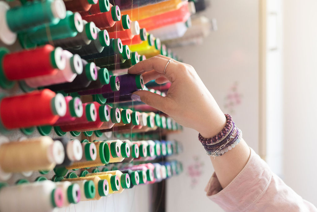 Broderie sur-mesure Atelier Pensées