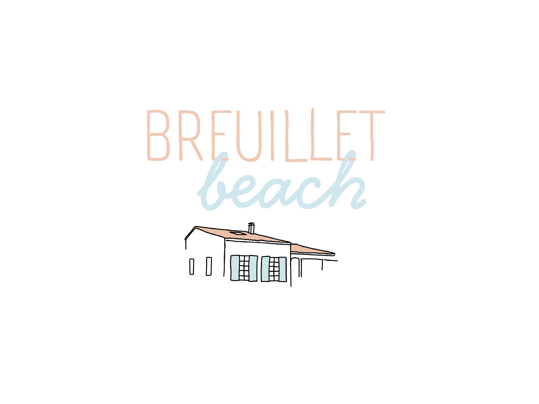 Création logo et broderie Breuillet Beach
